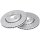 2 brake discs ventilated Ø 280 mm 24 mm A.B.S. for DACIA DUSTER and others