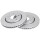 2 brake discs ventilated Ø 302 mm 28 mm A.B.S. for DODGE JOURNEY and others