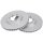 2 brake discs ventilated Ø 303 mm 28 mm A.B.S. for HYUNDAI TERRACAN