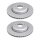 2 brake discs ventilated Ø 345 mm 24 mm A.B.S. for BMW 5 Series and others