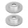 2 brake discs ventilated Ø 348 mm 30 mm A.B.S. for BMW 5 Series and others