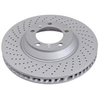 2 brake discs perforated ventilated Ø 350 mm 34 mm...
