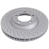 2 brake discs perforated ventilated Ø 350 mm 34 mm...