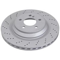 2 brake discs perforated ventilated Ø 320 mm 24 mm...