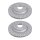 2 brake discs perforated ventilated Ø 320 mm 24 mm A.B.S. for MERCEDES-BENZ SL