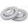 2 brake discs ventilated Ø 301 mm 28 mm A.B.S. for DODGE NITRO and others
