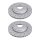 2 brake discs two-piece Ø 350 mm 24 mm A.B.S. for BMW 1 Series and others