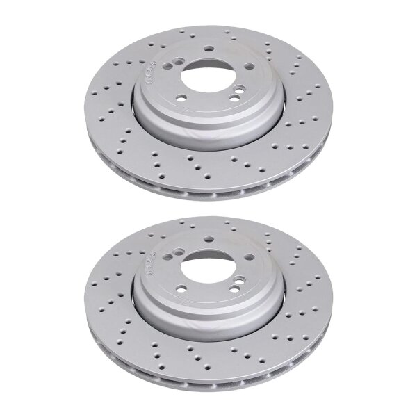 2 brake discs two-piece Ø 350 mm 24 mm A.B.S. for BMW 1 Series and others
