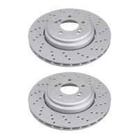 2 brake discs two-piece Ø 350 mm 24 mm A.B.S. for...