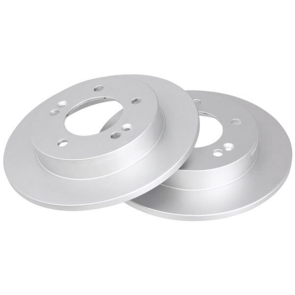 2 brake discs full Ø 258 mm 10.1 mm A.B.S. for HYUNDAI ix20 and others