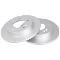 2 brake discs full Ø 258 mm 10.1 mm A.B.S. for...