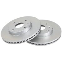 2 brake discs ventilated Ø 278 mm 24 mm A.B.S. for...