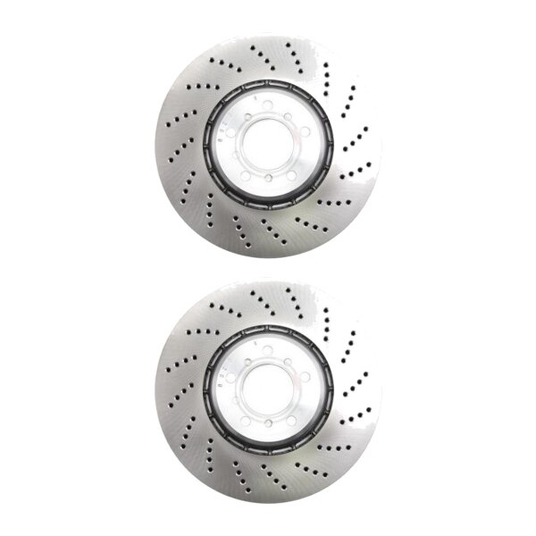 2 brake discs two-piece brake discs Ø 376 mm 36 mm A.B.S. for e.g. BMW 5 Series