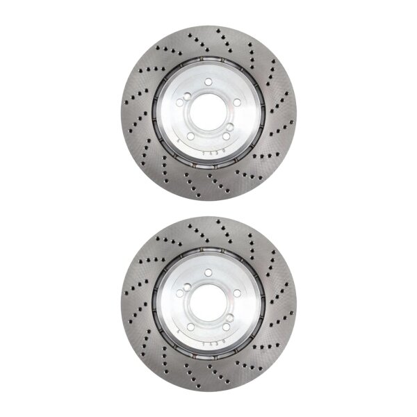 2 brake discs two-piece brake discs Ø 370 mm 24 mm A.B.S. for BMW 5 series