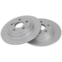 2 brake discs full Ø 259 mm 9 mm A.B.S. for TOYOTA...