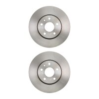 2 brake discs ventilated Ø 257 mm 20 mm A.B.S. for...