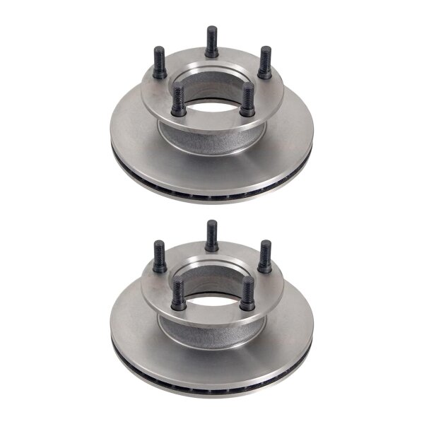 2 brake discs ventilated Ø 263 mm 24 mm A.B.S. for MERCEDES-BENZ MB