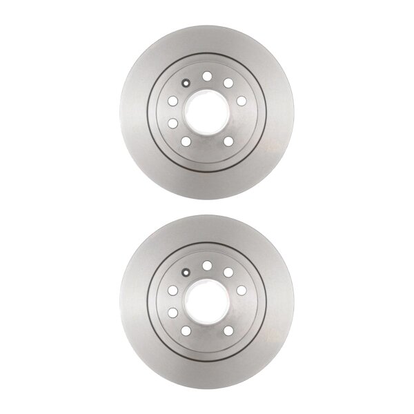 2 brake discs fully non-ventilated Ø 278 mm 12 mm A.B.S. for e.g. OPEL GT