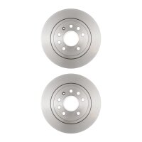 2 brake discs fully non-ventilated Ø 278 mm 12 mm...