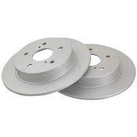 2 brake discs full Ø 278 mm 9 mm A.B.S. for FIAT...