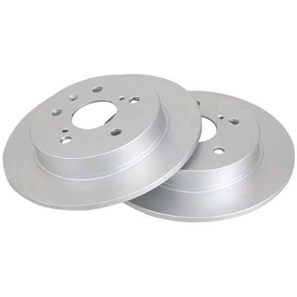 2 brake discs full Ø 278 mm 9 mm A.B.S. for SUZUKI SX4 and others