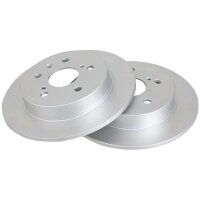 2 brake discs full Ø 278 mm 9 mm A.B.S. for SUZUKI...