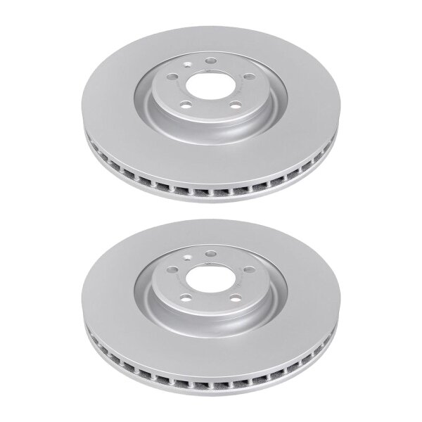 2 brake discs ventilated Ø 356 mm 34 mm A.B.S. for AUDI A6 and others