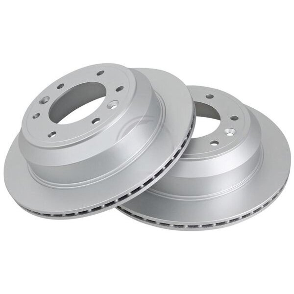 2 brake discs ventilated Ø 324 mm 18 mm A.B.S. for HYUNDAI H-1 and others