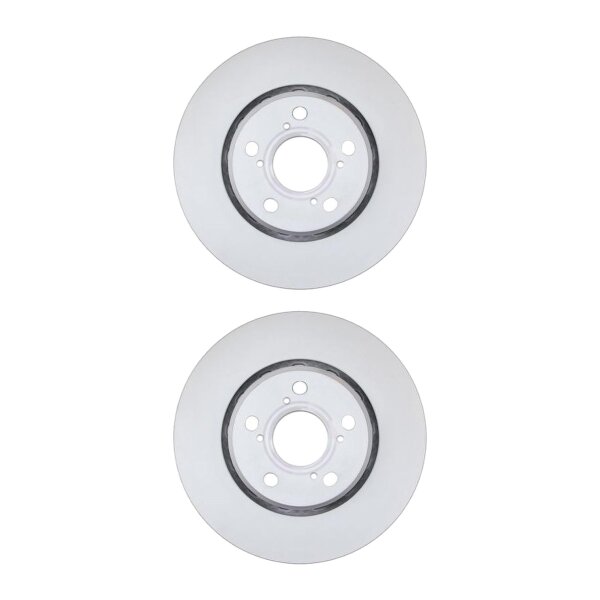 2 brake discs ventilated Ø 296 mm 28 mm A.B.S. for TOYOTA PREVIA