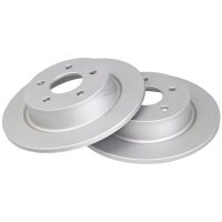 2 brake discs full Ø 280 mm 11 mm A.B.S. for FORD...
