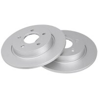 2 brake discs full Ø 271 mm 11 mm A.B.S. for FORD...