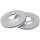 2 brake discs ventilated Ø 256 mm 26 mm A.B.S. for ISUZU D-MAX