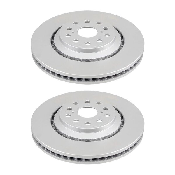 2 brake discs ventilated Ø 357 mm 34 mm A.B.S. for LEXUS LS and others