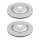2 brake discs ventilated Ø 357 mm 34 mm A.B.S. for LEXUS LS and others