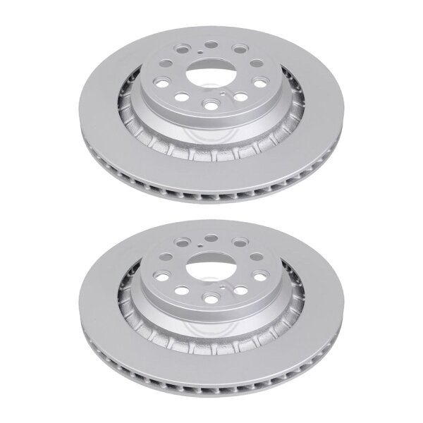 2 brake discs ventilated Ø 335 mm 22 mm A.B.S. for LEXUS LS and others
