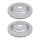 2 brake discs ventilated Ø 335 mm 22 mm A.B.S. for LEXUS LS and others