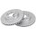 2 brake discs ventilated Ø 280 mm 23 mm A.B.S. for KIA CEED and others