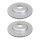 2 brake discs ventilated Ø 345 mm 24 mm A.B.S. for BMW 5 Series and others