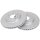 2 brake discs ventilated Ø 298 mm 26 mm A.B.S. for SSANGYONG KORANDO and others