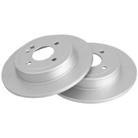 2 brake discs full Ø 262 mm 10 mm A.B.S. for KIA...