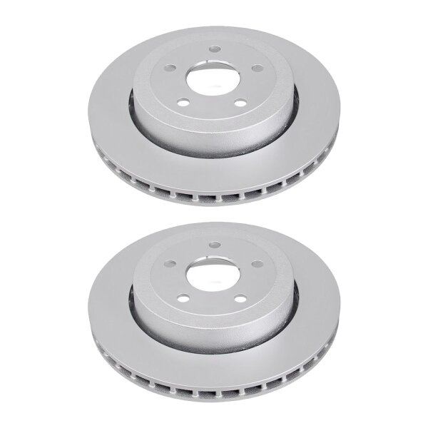 2 brake discs ventilated Ø 350 mm 28 mm A.B.S. for JEEP GRAND