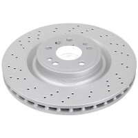 2 brake discs perforated ventilated Ø 350 mm 32 mm...