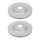2 brake discs perforated ventilated Ø 350 mm 32 mm A.B.S. for e.g. MB GLE