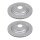 2 brake discs perforated ventilated Ø 345 mm 22 mm A.B.S. for e.g. MB M-CLASS