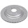 2 brake discs perforated ventilated Ø 345 mm 22 mm A.B.S. for e.g. MB M-CLASS