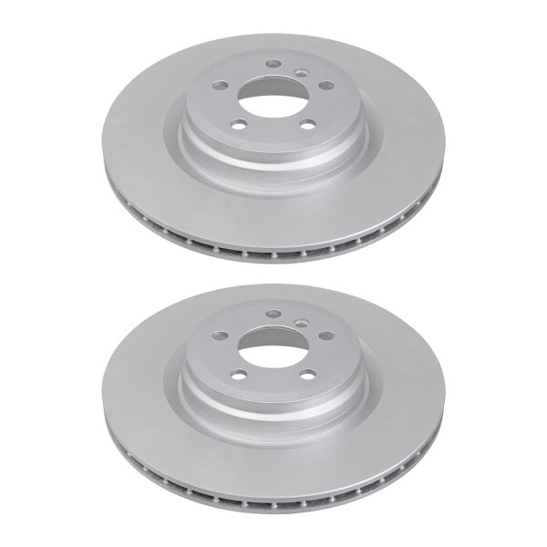 2 brake discs ventilated Ø 370 mm 24 mm A.B.S. for BMW 7 Series and others
