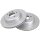 2 brake discs ventilated Ø 330 mm 20 mm A.B.S. for BMW 5 Series and others