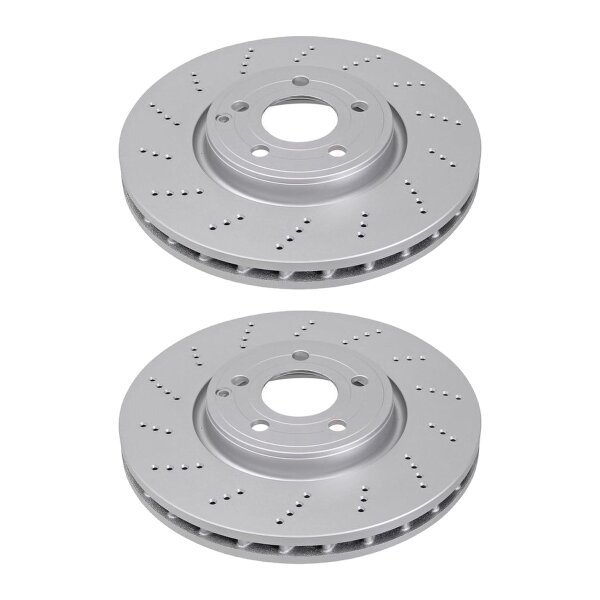 2 Bremsscheiben gelocht belüftet Ø 322 mm 32 mm A.B.S. für u.a. MB CLS