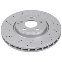 2 brake discs perforated ventilated Ø 322 mm 32 mm...