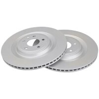 2 brake discs ventilated Ø 356 mm 22 mm A.B.S. for...